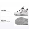 Li Ning Kinder Tian Ying Stoff Leicht Bequem Stoßdämpfung Rebound Low Top Basketballschuhe Kindersneaker Standard-Weiß YKBV034-3