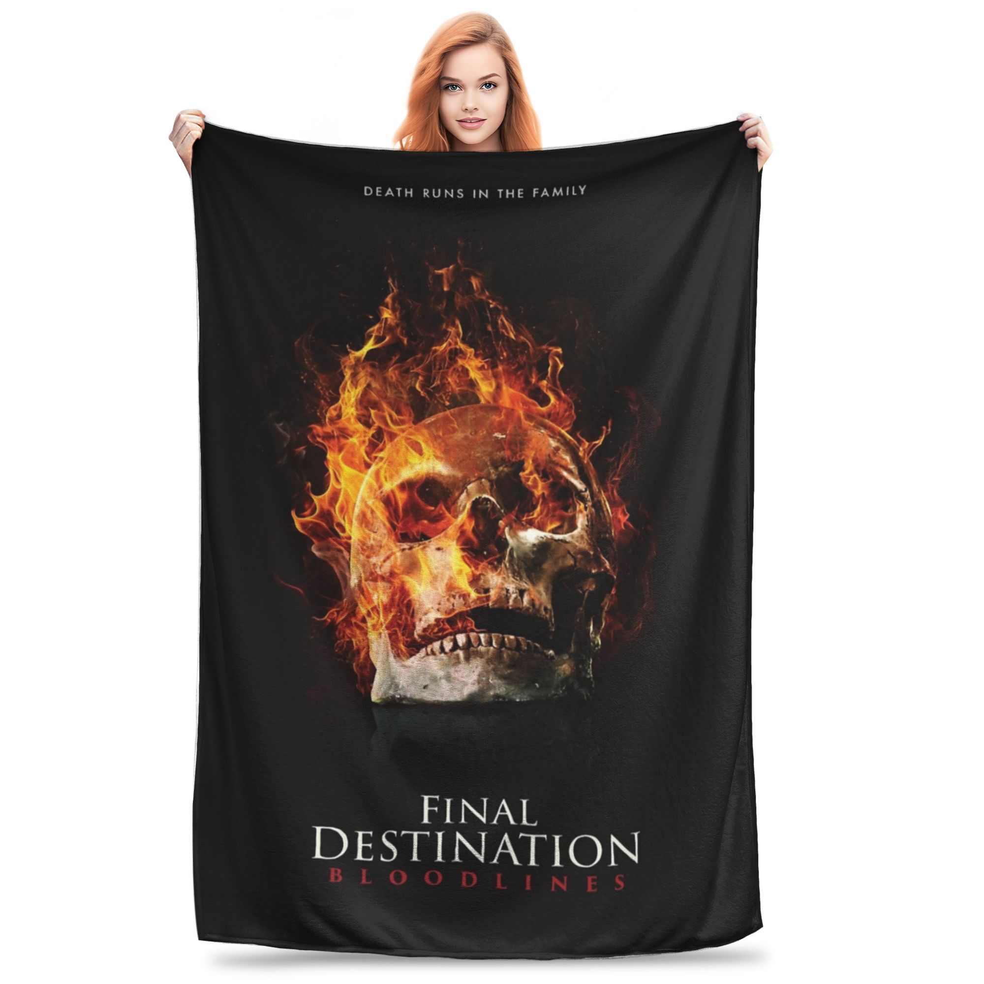 

Final Destination Bloodlines Blankets Super Soft Velvet Healing Present Throw Blanket Quilt 130x150cm