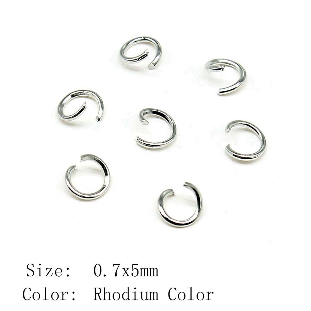 Wedding Anniversary Jewelry Materials Open Jump Rings 5 Colors 6 Sizes Accessories Parts Souvenir Accessories Parts