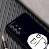 Funny Man Middle Finger Phone Cover Galaxy A53 5G Case For Samsung A54 A52 A52S A51 A71 A73 A72 A41 A42 A91 A32 A33 Black Cases