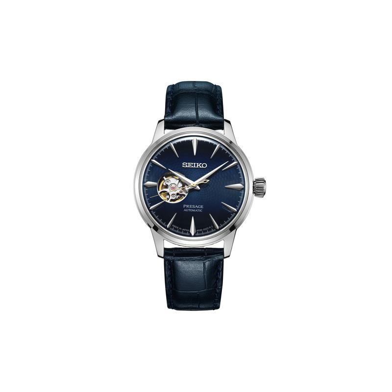 SEIKO Pilot Cocktail Couple Mechanical Watch Pair Mechanical Movement Men s Watch Blue Dial SSA405J1 синий