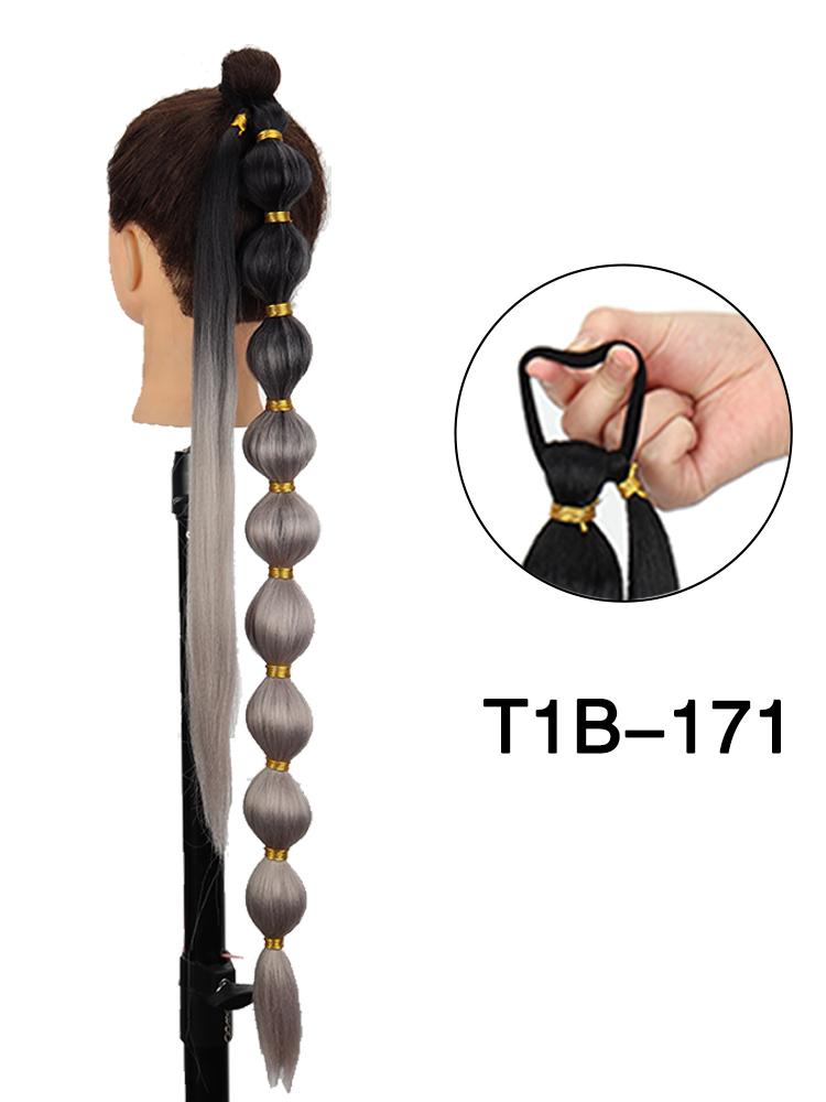 

LISI HAIR Синтетические длинные прямые косы-фонарики длиной 75 см для наращивания хвоста для женщин, повседневная одежда 75cm