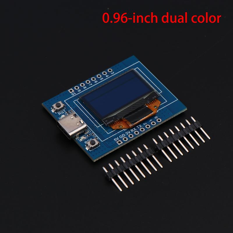 

ESP32-C3 Development Board OLED Display Screen WiFi Bluetooth IoT Module Ceramic Antenna Microcontroller Module 0.96/1.3 Inch