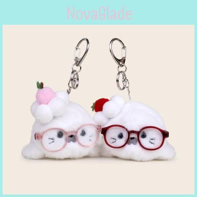 Porte-clés Phoca en Peluche Famille Océanique Avec Lunettes Pour Collectionneurs Et Cadeaux