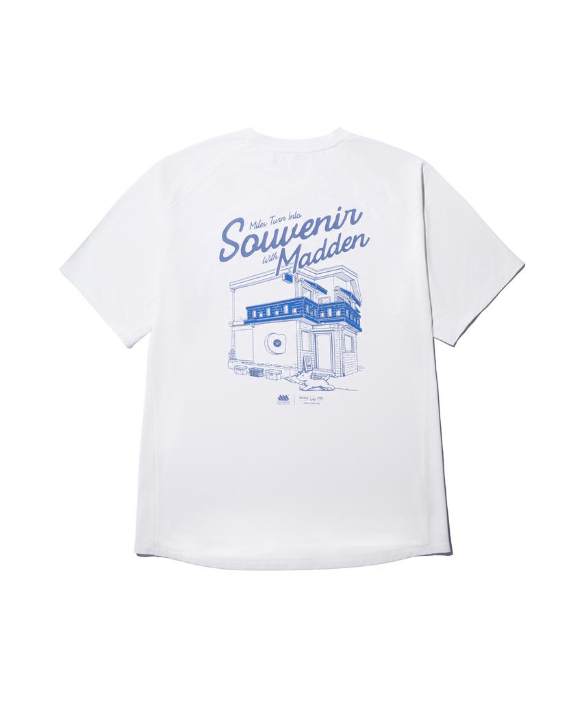 MADDEN X Souvenir Samcheong Graphic T-Shirt White