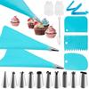 Nozzle Piping Cake Decorating Tools Confectionery Equipment Kitchen Accessories Pastry Bag and Bakery Set Stainless Steel Socket