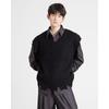 Herren Japanischer Retro Used-Look Strick V-Ausschnitt Ärmellose Weste - Trendige Frühjahrs-/Herbst-Oberbekleidung