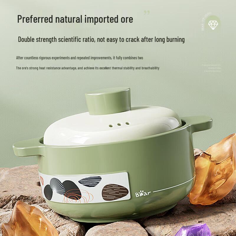 Bear Ceramic Casserole Pot for Gas Stoves