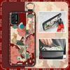 Anti-dust Ring Phone Case For UMIDIGI A9 Back Cover Soft case Durable For Mom Lanyard Chinese style Protective Wristband