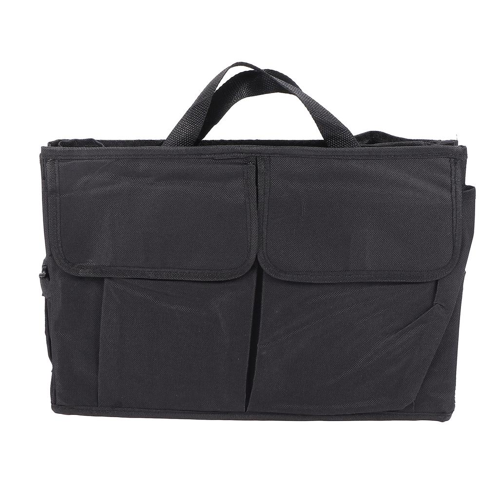 Collapsible Storage Bag Large Capacity Multi Compartment Storage Tote Bag for Home Use