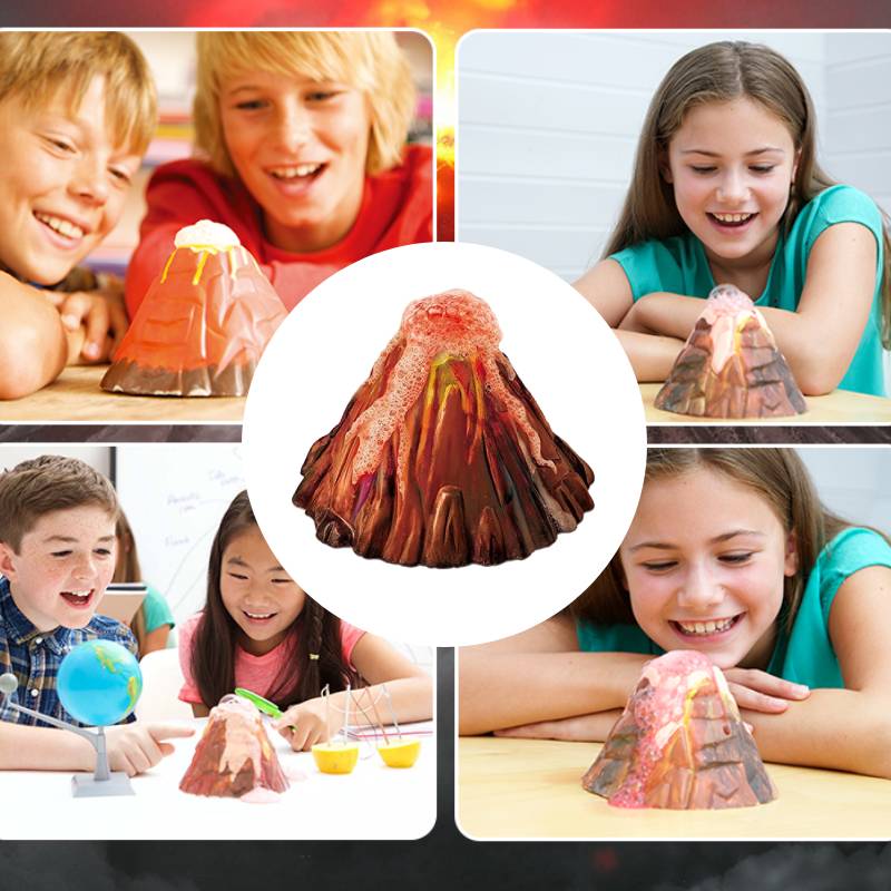 4m Student Kidzlabs Volcano Eruption Making Kit Fun Science Educational Diy Toys