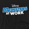 Monsters At Work Unisex Adult Dark Logo T-Shirt
