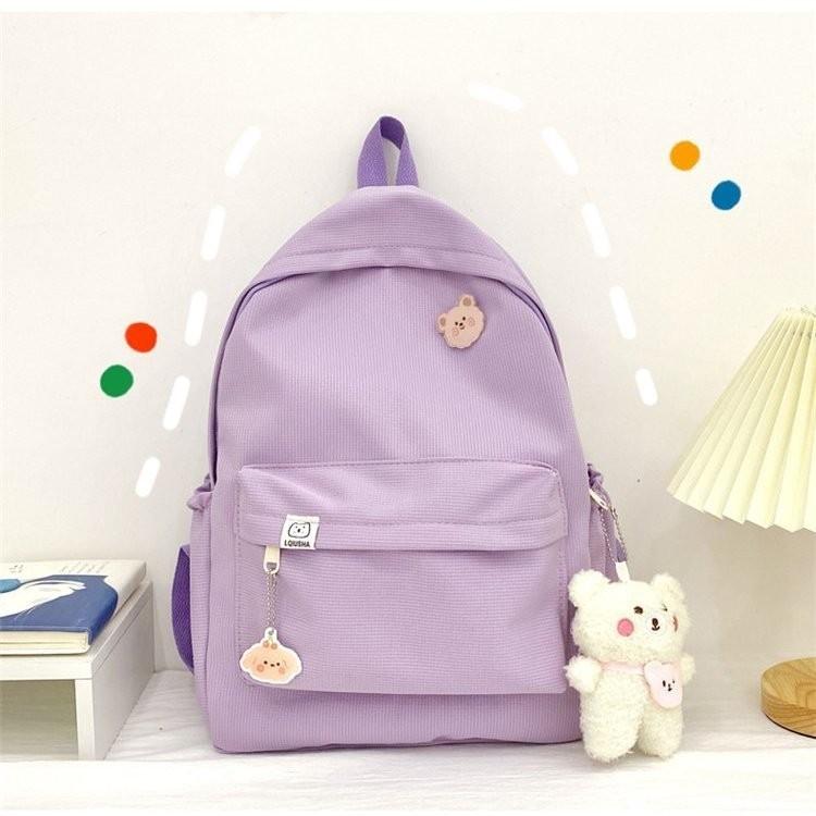 Shoulder Large Capacity Bag Unisex Backpack School College Students Junior Gift