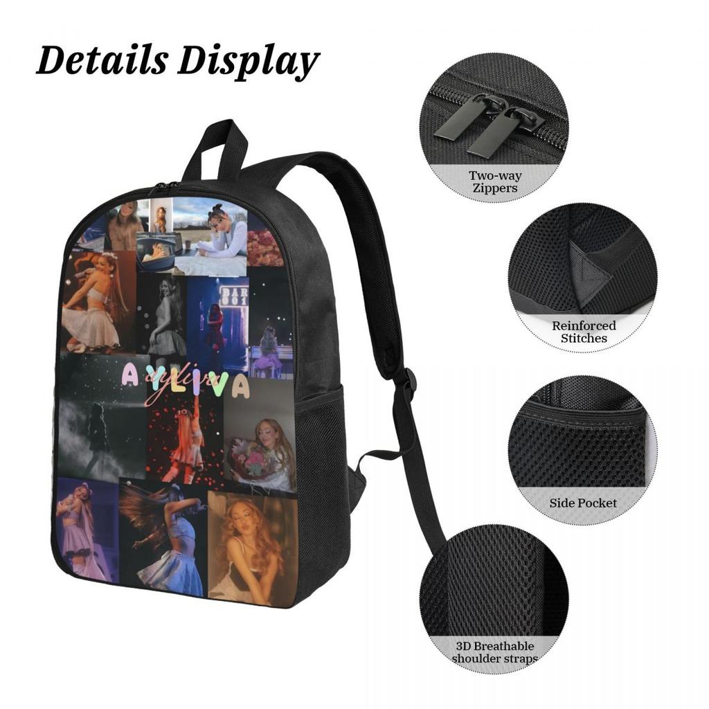 3Pcs Ayliva Tour 2025 Theme Backpack Set for Boy Girl Pen Bags Bookbag Sets with Lunch Box For Primary School Students Knapsack