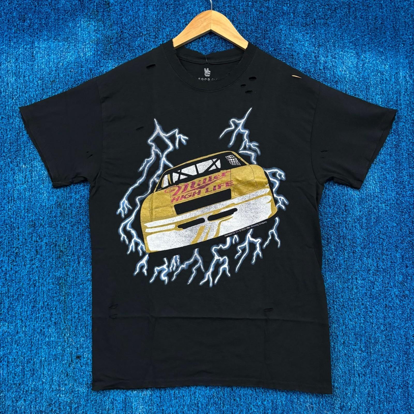 Miller High Life Racing Distressed Beer T-Shirt Size Small Unisex T-Shirt XL