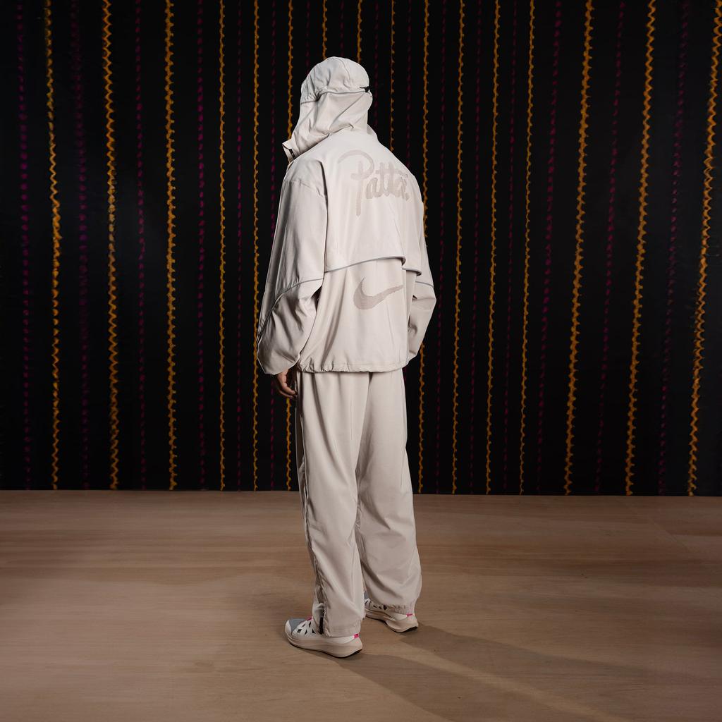 Nike X Patta Running Team Full-Zip Jacket Sandrift/Cream Unisex Streetwear FJ3087-126