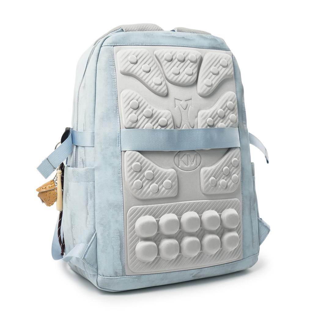 Schoolbag Burden reduction and spine protection Junior high school student schoolbag Male student lightweight large-capacity backpack 1011 New