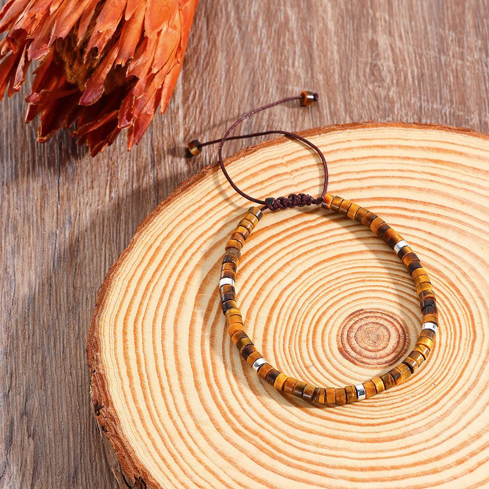 JYL TS Bracelet Men's Irregular en -Embodies Uniqueness & Attracts Distinct Fortune