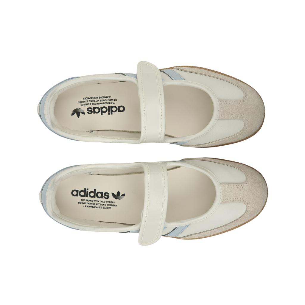 adidas Samba Jane White Halo Blue Gum Damen Sneaker Wolkenweiß Gummi-3 JR7339