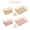 Desk Organizer Wire Baskets Metal Mesh Drawer File Storage Organizer for Business Commercial Shop Office School Handcraft Gift Photography Props