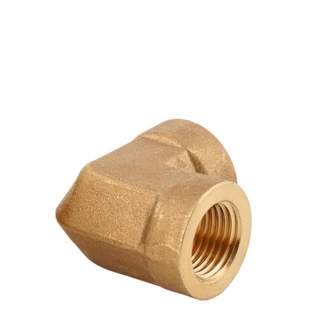 1/8" 1/4" 3/8" 1/2" NPT Female Equal Elbow 90 Degree Brass Pipe Plumbing Fitting Connector 150C 357 PSI Water Gas Oil Block