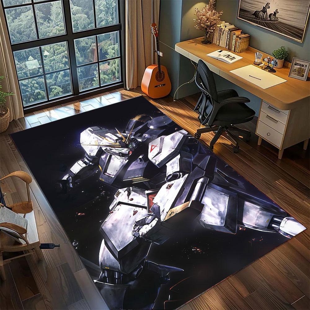 

Коврик для пола Gundam, игровой коврик, ковер для гостиной, спальни, крутой декор из фильма, ковер с мультяшным принтом, набор 60x90cm