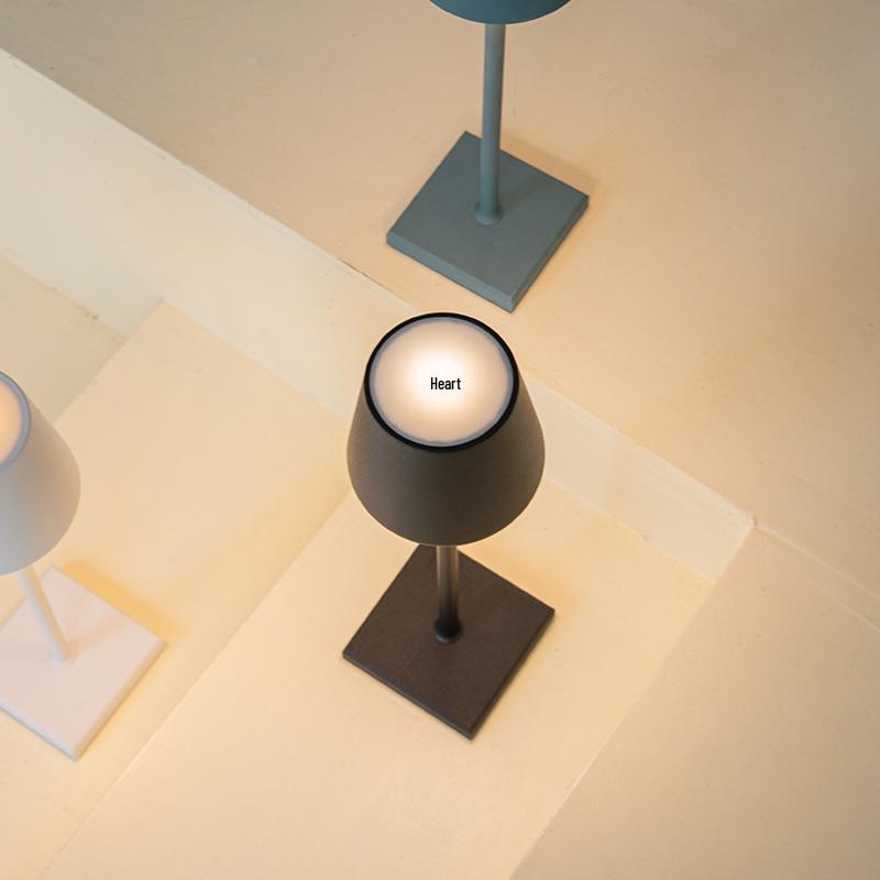 Rechargeable Touch-Control Table Lamp for Restaurants, Cafés, and Outdoor Use