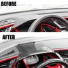 For Honda Civic 10th Gen 2016 2017 2018 2019 2020 2025 Car Dash Board Cover Sticker Carbon Fiber Protect Frame Trim Accessories