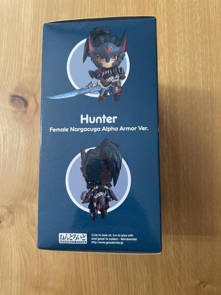 [USED] Nendoroid Monster Hunter World: Iceborne Hunter (Female) Nargacuga Alpha