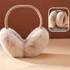 Women's Winter White Plush Windproof Ear Muffs - Warm, Cold-Proof, Velvet-Lined, Anti-Freeze.