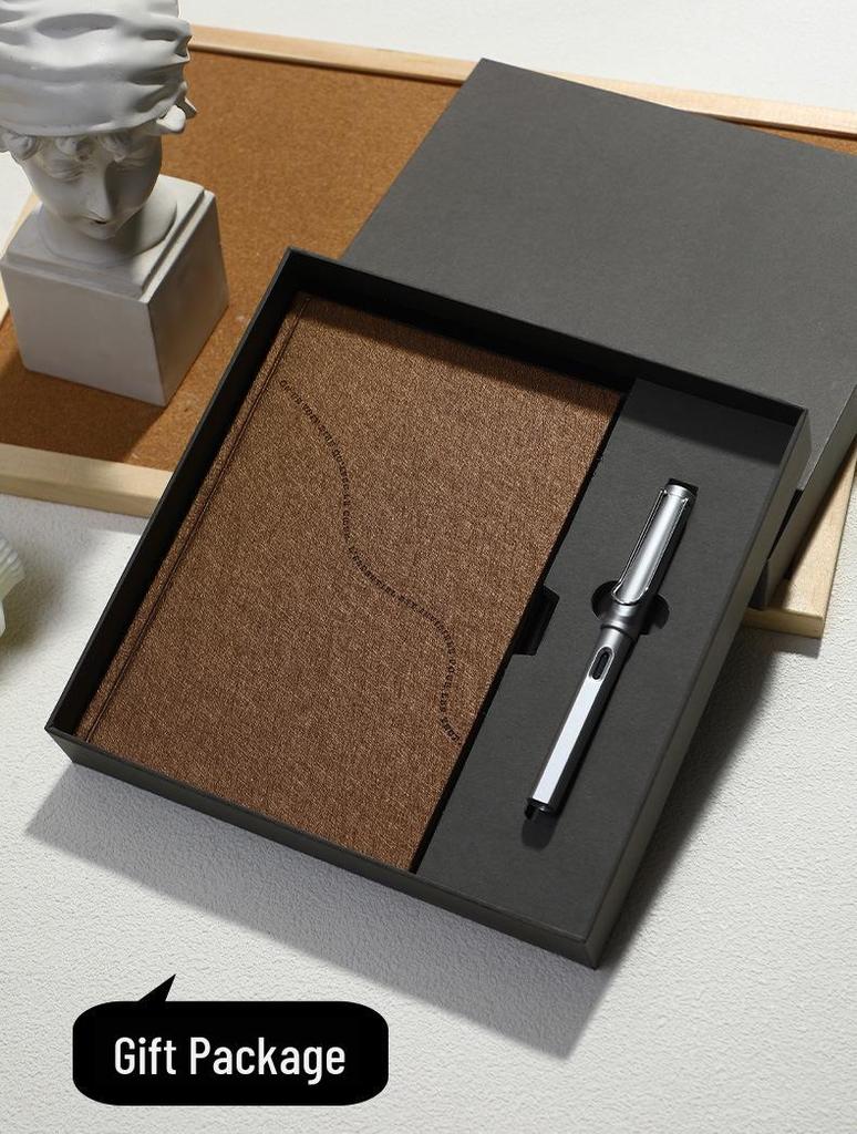 Premium A5 French Grid Notebook with Customizable Logo and Gift Box