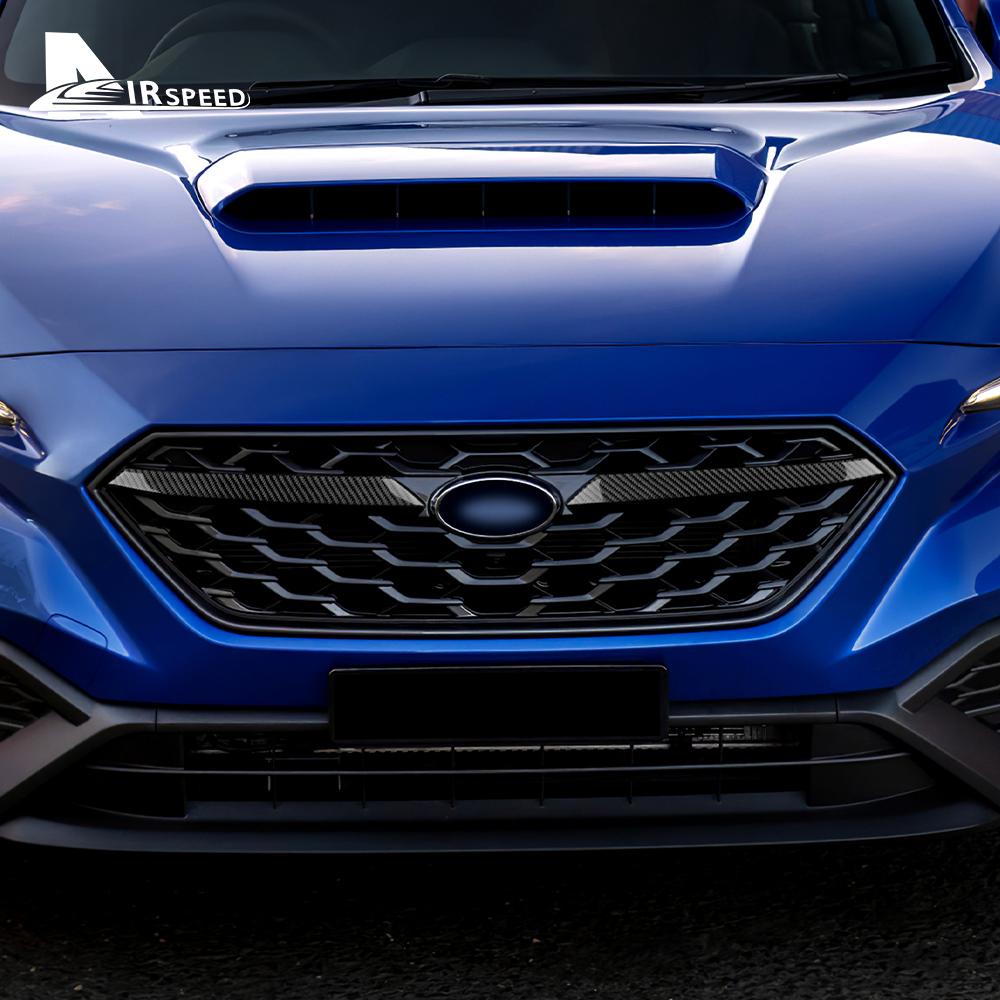 Real Soft Carbon Fiber Sticker For Subaru WRX/WRX STI 2022 2023 2024 2025 2026 2027 Car Front Grille Decoration Accessories