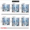 2D Flat Printing 2pcs Christmas Curtain Christmas Snowman6 Versatile Polyester Fabric Without Electricity Festive Holiday
