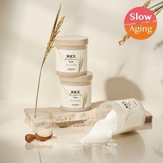 SkinFood Rice Brightening Pads (60 Pads)