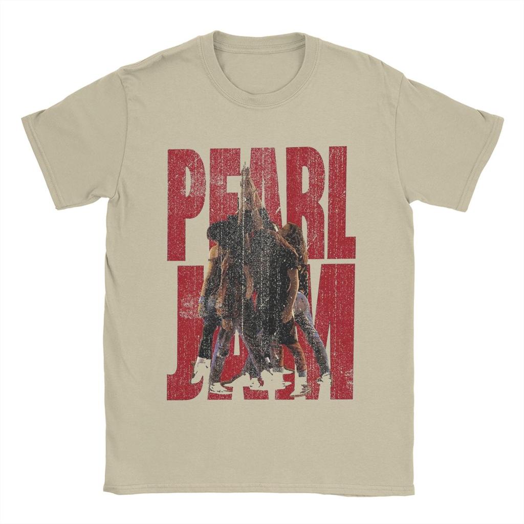 Pearls Jams T-Shirts für Herren Humor Reine Baumwoll-Tees Rundhals Kurzarm T-Shirts Bedruckte Kleidung