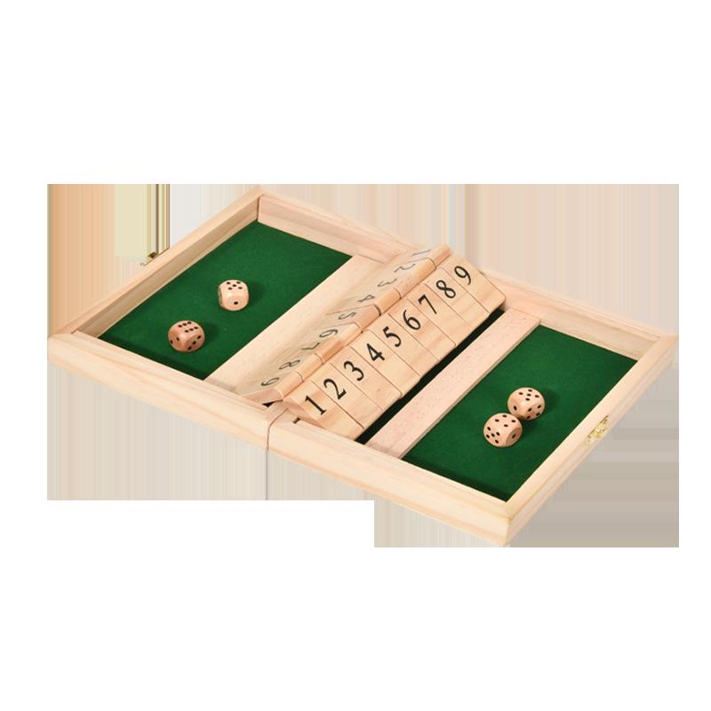 Wooden Flip Board Table Game: Interactive Two-Player Puzzle for Children & Adults