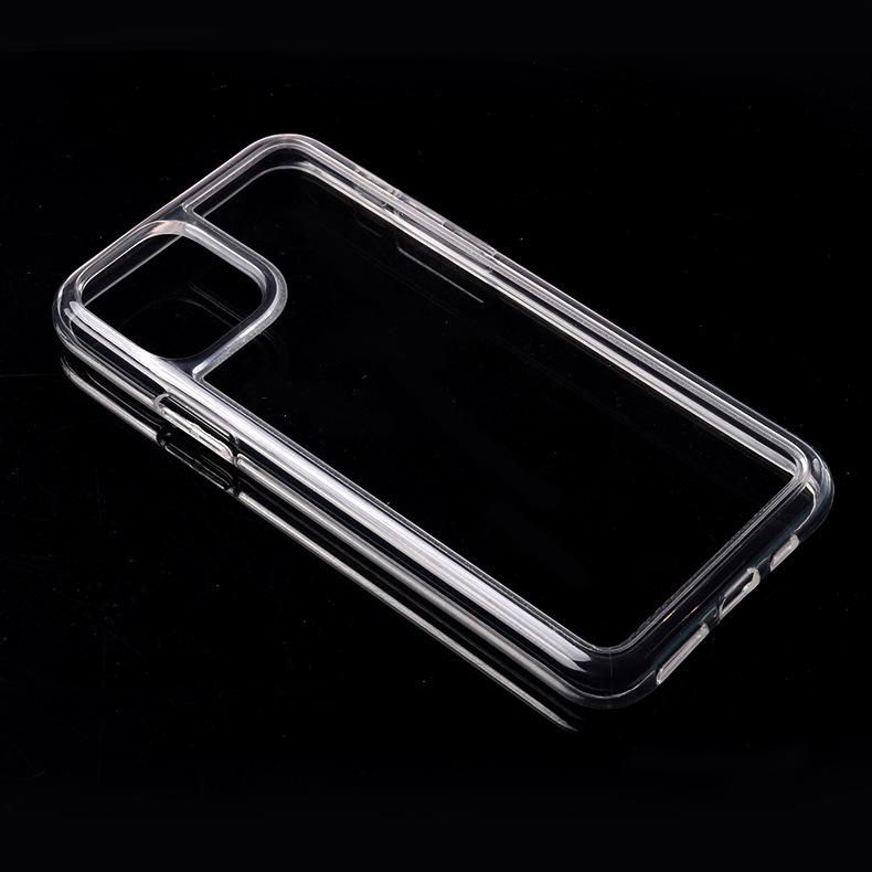 A Transparent Grooved Four-corner Anti-drop Thickened Protective Case Suitable for Iphone16 Phone Cases