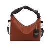 Korean version of niche pleated handbag bag women's 2025 new summer dopamine shoulder bag simple and versatile crossbody bag