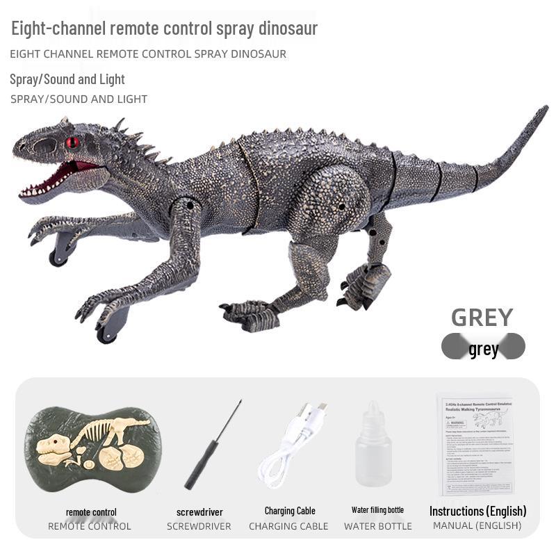 Children's 2.4G Wireless Remote Control Mechanical Dinosaur with Lights and Sound