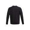 Under Armour Solid Crew Neck Pullover Sports Long Sleeve T-Shirt Men Tops Black 1378989-001