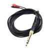 Replacement Headset Audio Cable Black Plastic 2 Meter Earphone Accessories