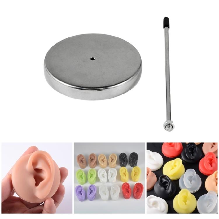 Schmuckaufsteller Ohrhalter Edelstahlbasis Schmuckfotografie Requisiten für Ohrringpräsentation und Fotoshootings