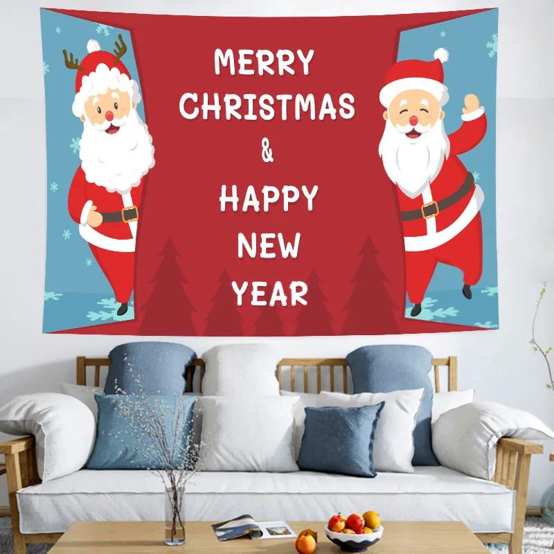 Europäischen und Amerikanischen Weihnachten Hintergrund Wand Tuch Mädchen Herz Hängen Tuch Wohnzimmer Schlafzimmer Wandteppich