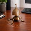 Brass Frog Desk Bell Hotel Service Call Bell Collectible Decor