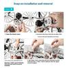 Lightweight ABS Tail Protector Secure Clip Structure Drones Battery Lock Cover Heat Dissipation Housing for FLIP