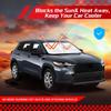 ARISMOTOR Windshield Sun Shade For Toyota Corolla Cross -2025 2026,  Fit Foldable Front Window Sunshade Sun Visor Protector, Block UV Rays Keep Your
