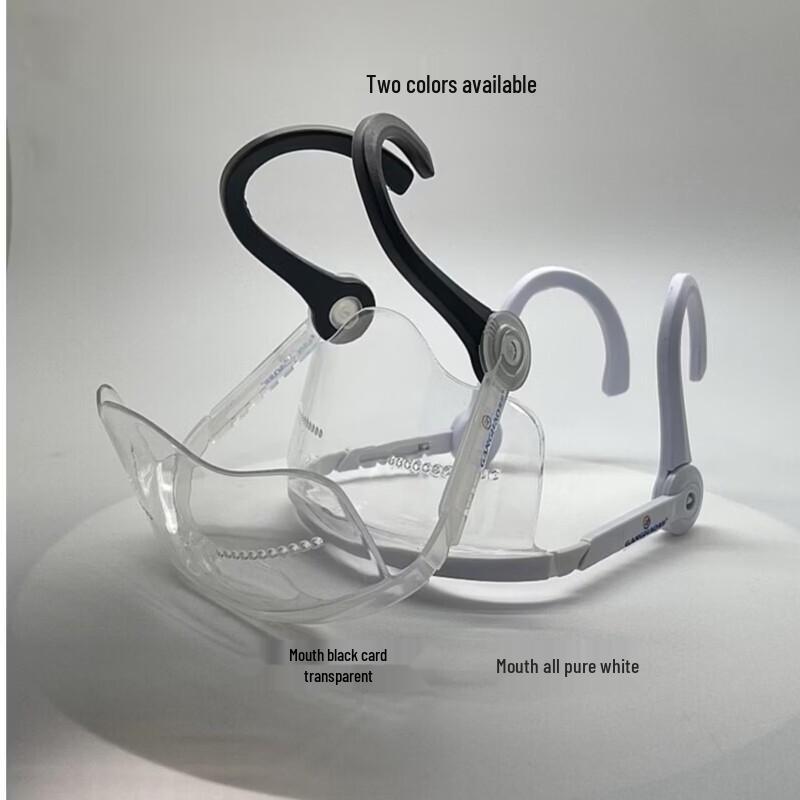 Transparent Anti-Splash Ear-Hook Mouth Shield