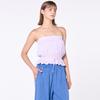Oz Is Ozts1231 Cotton Gauze Smoking Tube Top - Lavender