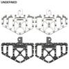 MX Foot Pegs Mini Offroad Floorboards Non-Slip Pedals Bobber Chopper Style For Harley Touring Sportster 883 Dyna FXDF Softail