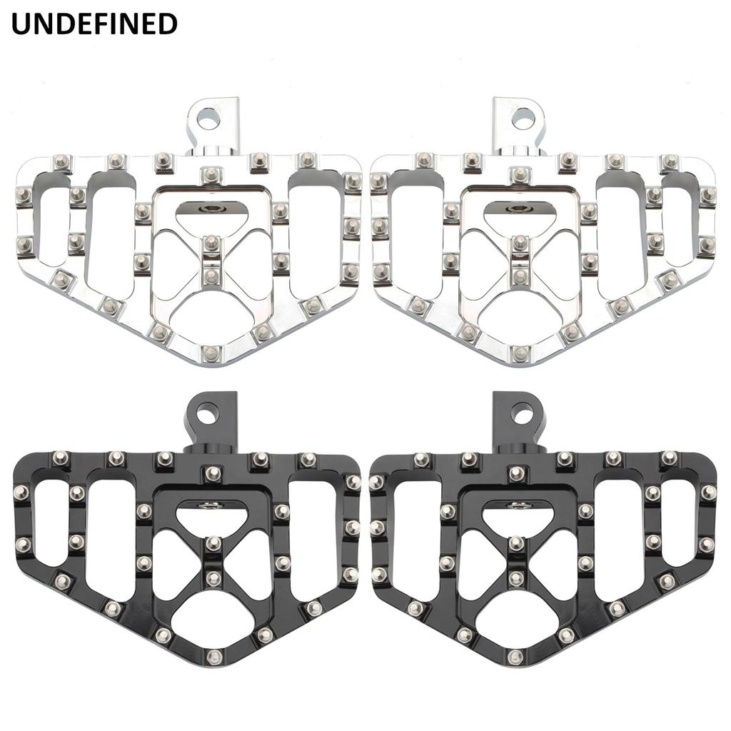 MX Foot Pegs Mini Offroad Floorboards Non-Slip Pedals Bobber Chopper Style For Harley Touring Sportster 883 Dyna FXDF Softail